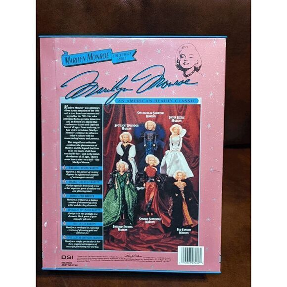 Marilyn Monroe Spotlight Splendor 1993 Collector's Series Doll #4 *NIB *COA * - Picture 3 of 5